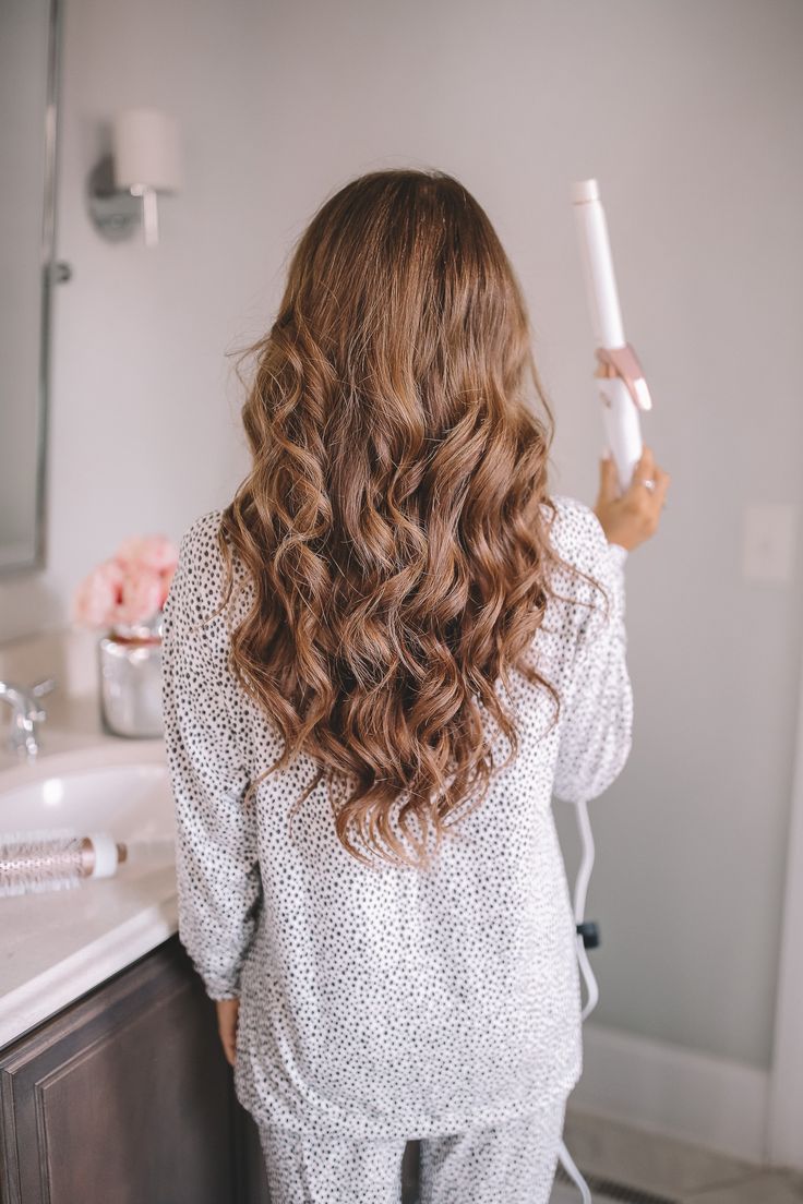 curl hair with wand