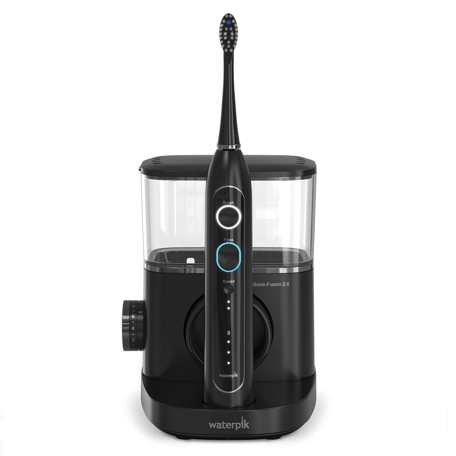 electric toothbrush and water flosser combo