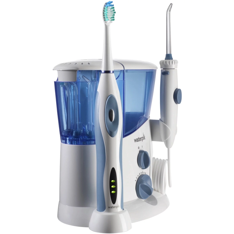 electric toothbrush and water flosser combo