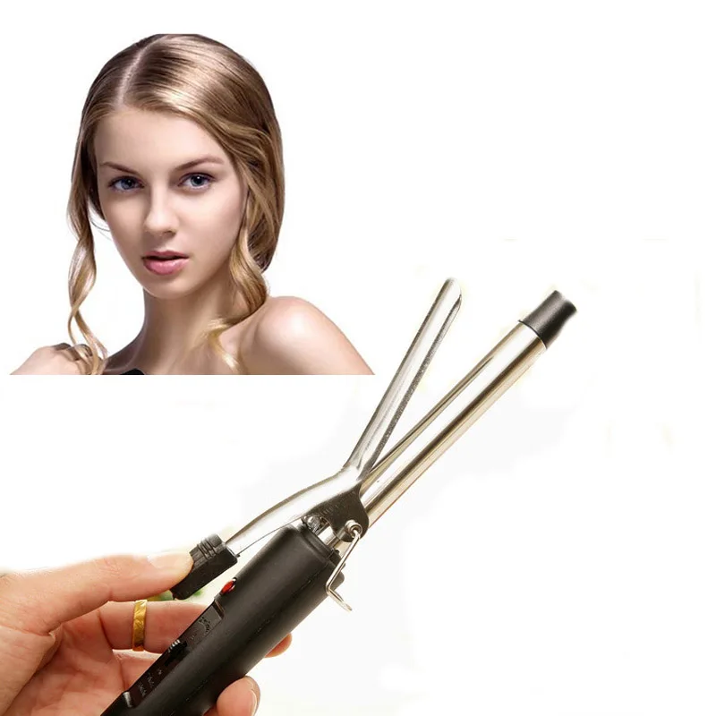 how to use a curling iron with a clamp