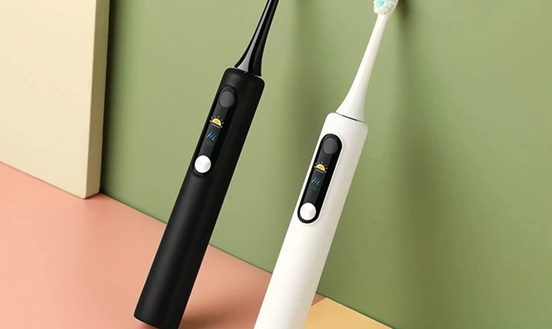 an electric toothbrush