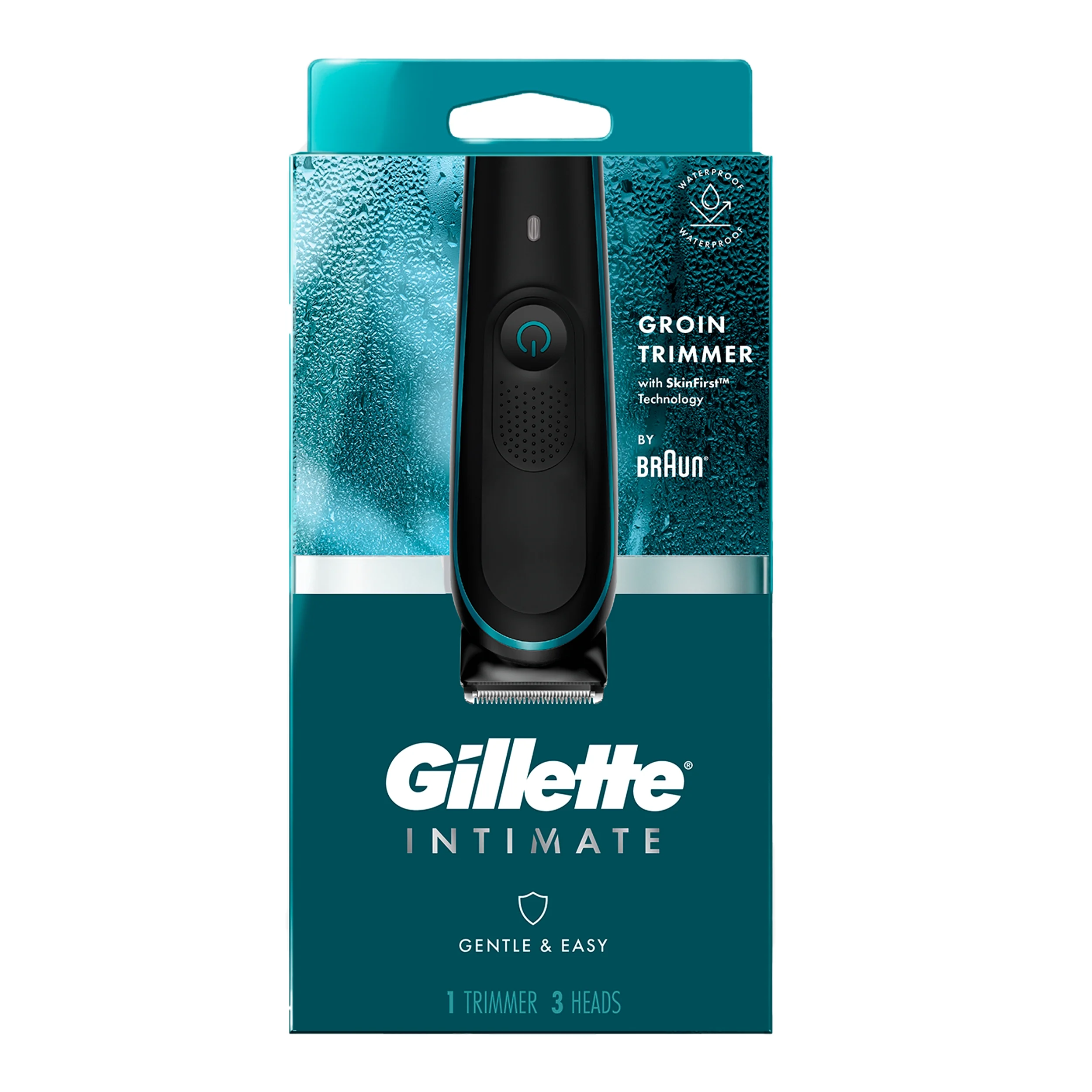 gillette intimate pubic hair trimmer