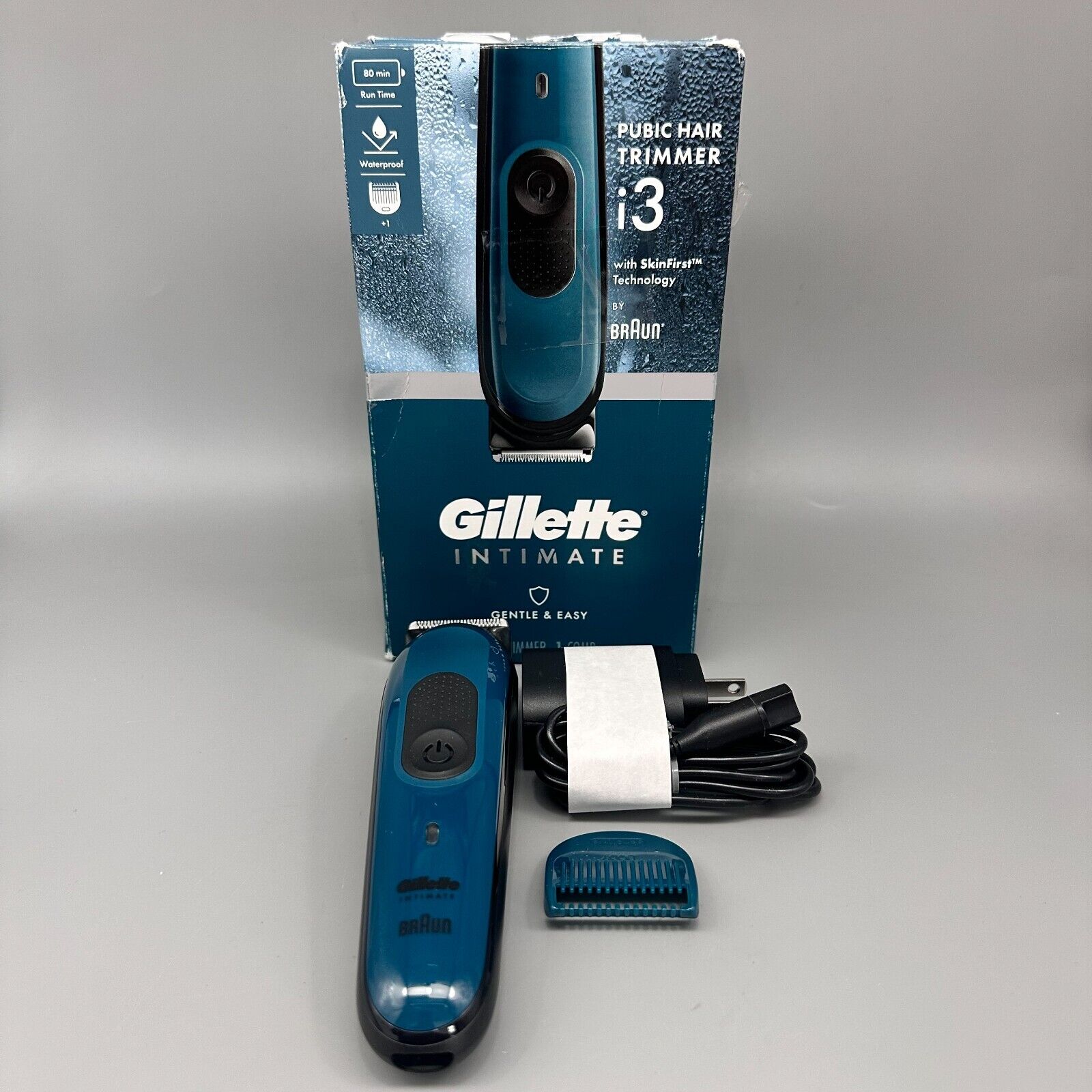 gillette intimate pubic hair trimmer