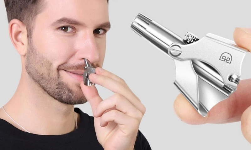 use a nose hair trimmer