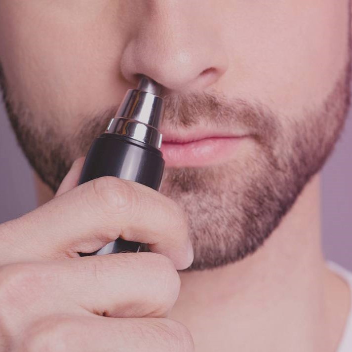 use a nose hair trimmer